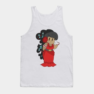 Flamenco Dancer Girl Tank Top